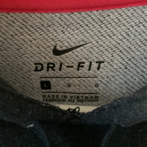 Navy blue women’s hoody - Picture 4 of 4